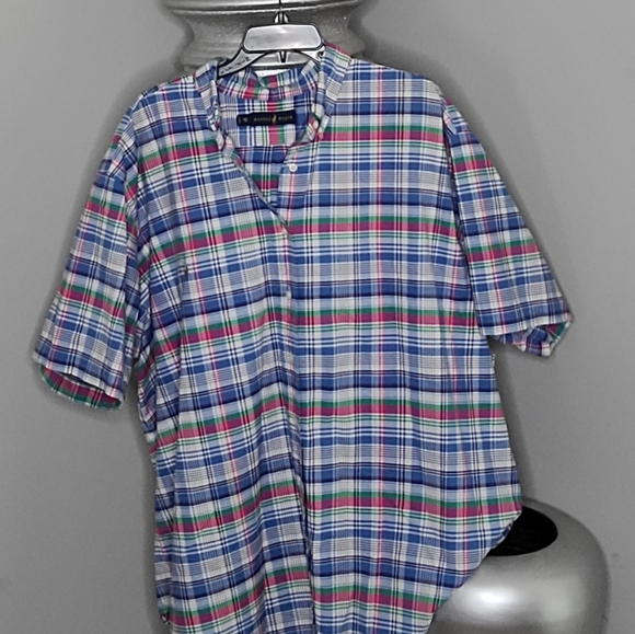 Mens plaid button down Raplh Lauren shirt